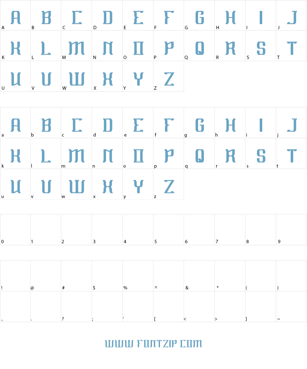 MATERIAL SCIENCE Font Character